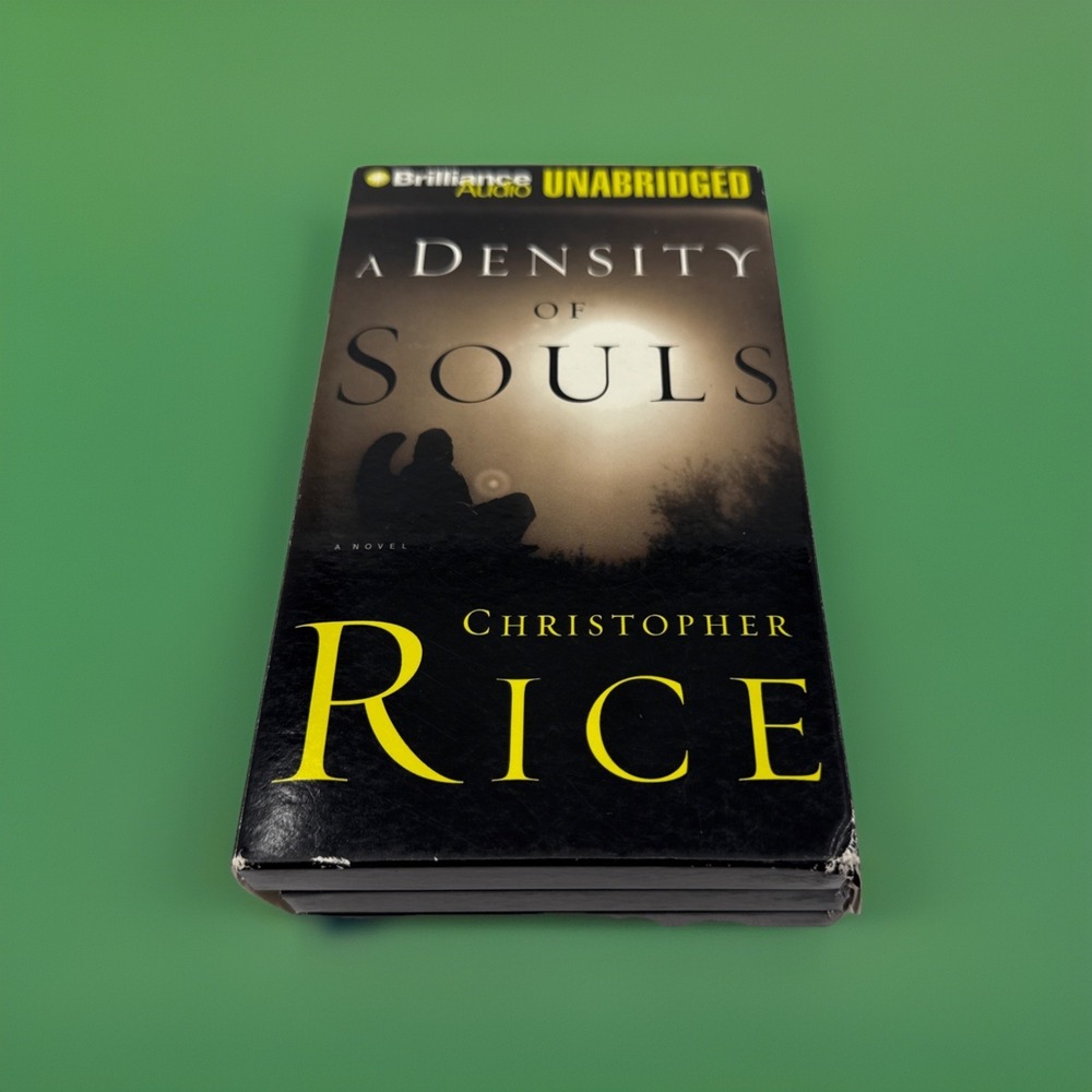 Density of Souls by Christopher Rice (2000, 8 Audio Cassettes) Crime Young Adult